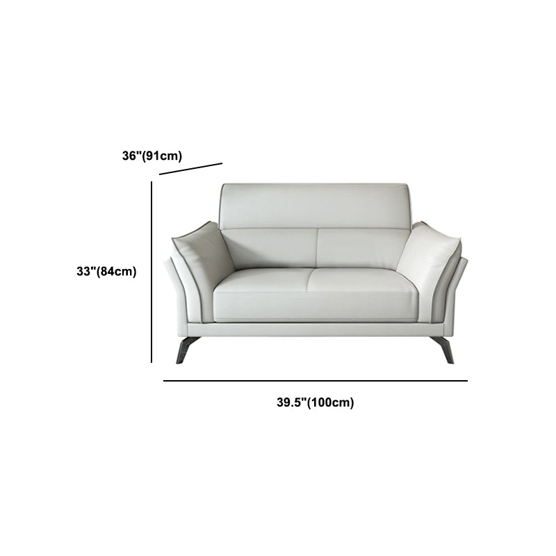 Divano in pelle resistente alla macchia del banco standard contemporanea