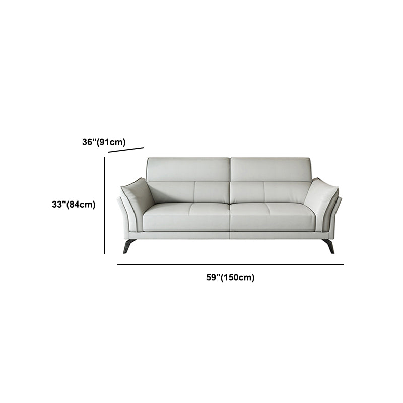 Divano in pelle resistente alla macchia del banco standard contemporanea