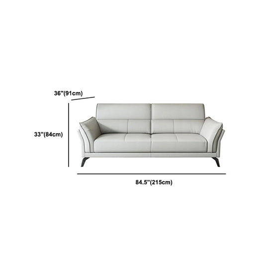 Divano in pelle resistente alla macchia del banco standard contemporanea