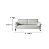 Sofá de cuero resistente a las manchas de banco estándar contemporánea