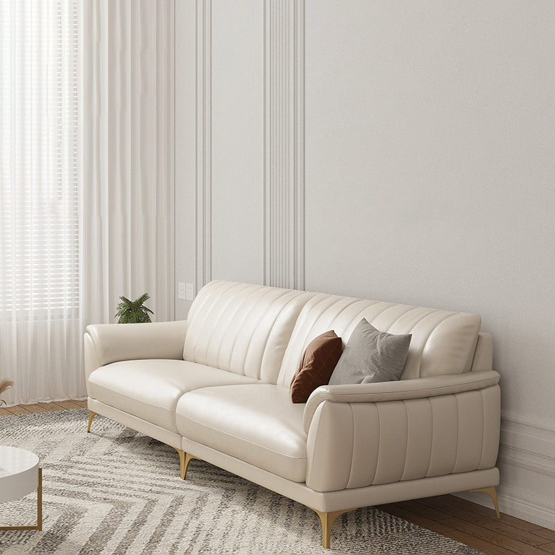 Divano resistente alle macchie in pelle Contemporanea Standard Cuschio Top ARM CETTO