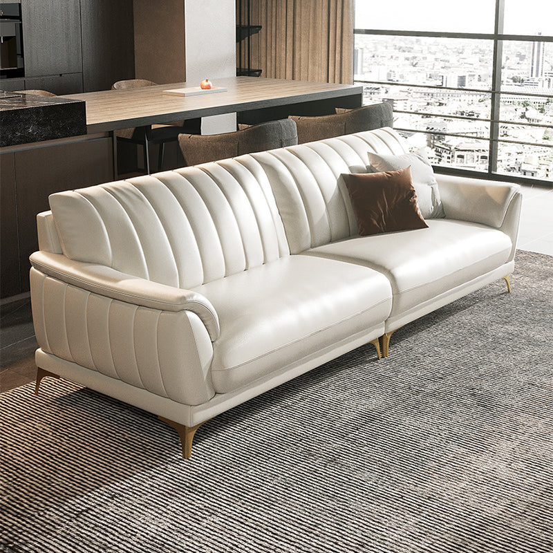 Divano resistente alle macchie in pelle Contemporanea Standard Cuschio Top ARM CETTO