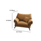 Contemporary Dark Brown Cushions Standard for Living Room Sofa