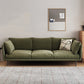 Contemporary Sofa CouchStandard Square Arm Settee Bench with Pillows Clearhalo 'furn' 'furn_sofas' 'Furniture' 'Living Room Furniture' 'Sofa' 'sofas' 5565845