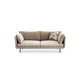 Contemporary Sofa CouchStandard Square Arm Settee Bench with Pillows 70"L x 36"W x 31"H Brown Clearhalo 'furn' 'furn_sofas' 'Furniture' 'Living Room Furniture' 'Sofa' 'sofas' 5565859