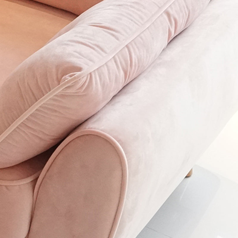 Divano standard contemporaneo set di divano braccio svasato con cuscini