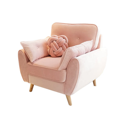 Divano standard contemporaneo set di divano braccio svasato con cuscini