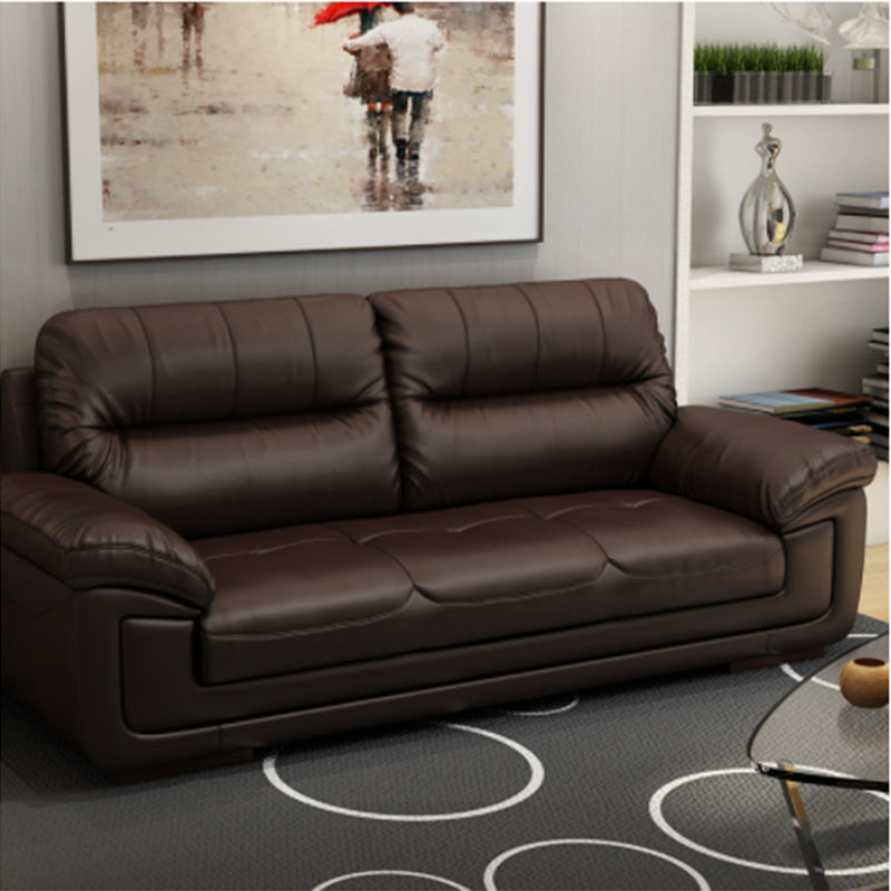 Cuscinetto marrone scuro contemporaneo cuscinetto posteriore cuscino standard braccio top cuscinetto