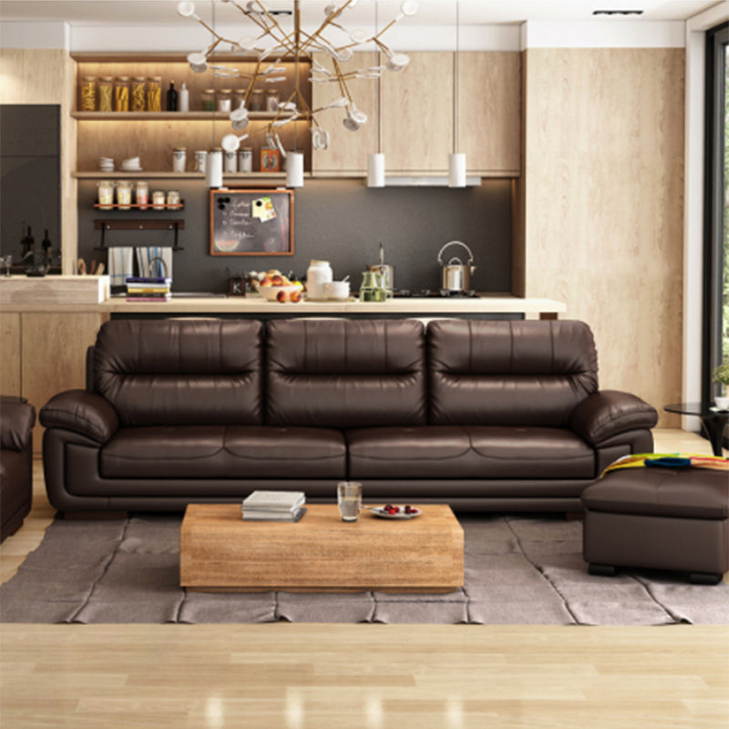 Cuscinetto marrone scuro contemporaneo cuscinetto posteriore cuscino standard braccio top cuscinetto