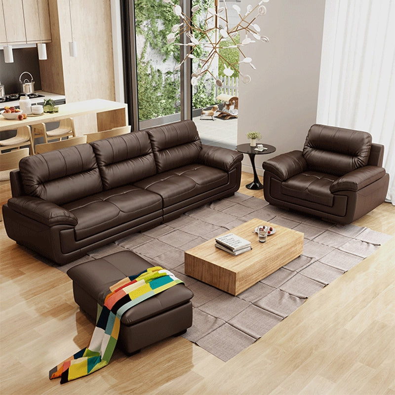 Cuscinetto marrone scuro contemporaneo cuscinetto posteriore cuscino standard braccio top cuscinetto