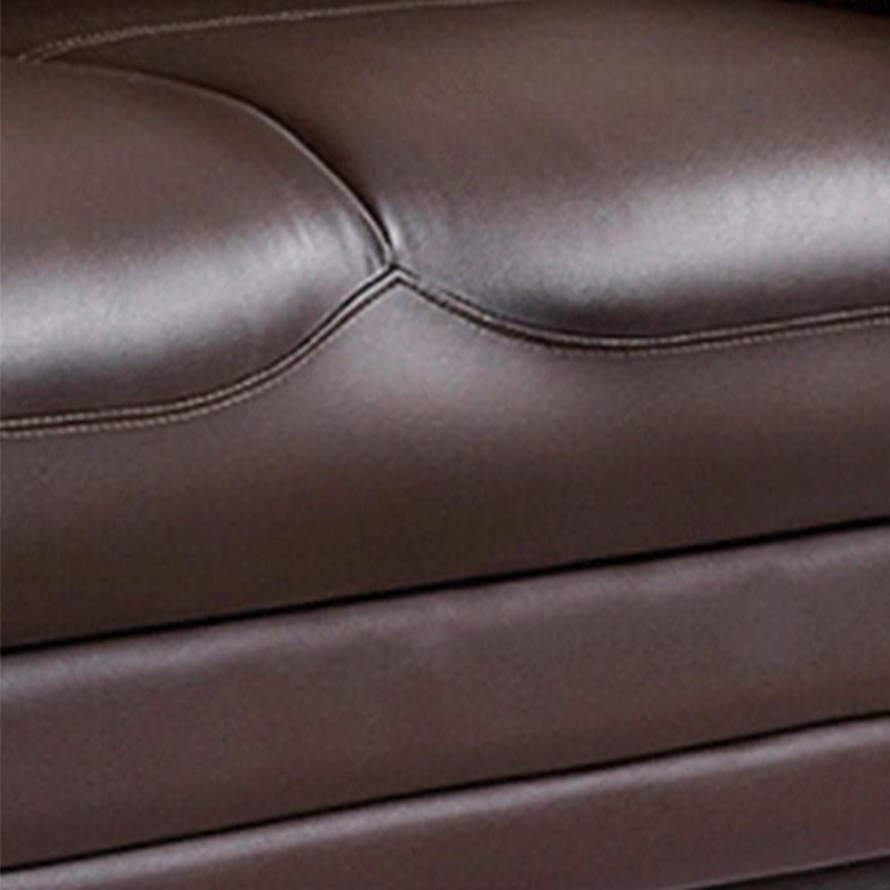 Cuscinetto marrone scuro contemporaneo cuscinetto posteriore cuscino standard braccio top cuscinetto