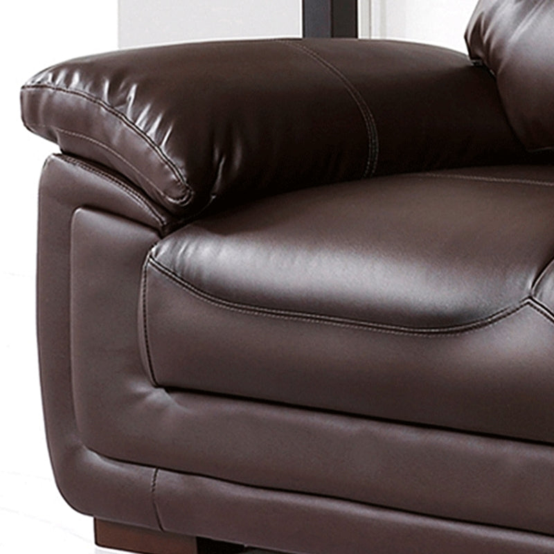 Cuscinetto marrone scuro contemporaneo cuscinetto posteriore cuscino standard braccio top cuscinetto