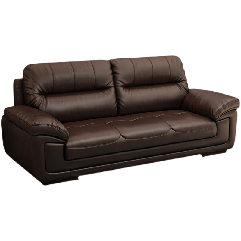 Cuscinetto marrone scuro contemporaneo cuscinetto posteriore cuscino standard braccio top cuscinetto