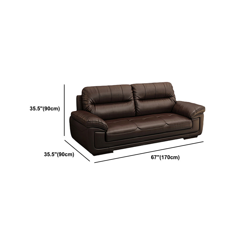 Cuscinetto marrone scuro contemporaneo cuscinetto posteriore cuscino standard braccio top cuscinetto