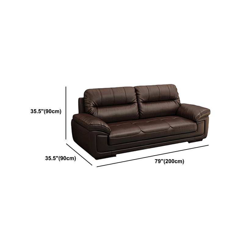 Cuscinetto marrone scuro contemporaneo cuscinetto posteriore cuscino standard braccio top cuscinetto