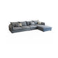 Nordic Square Arm Sofa & Chaise Loose Back Cushions Sofa - 26.77" H 138"L x 67"W x 27"H Gray Right Clearhalo 'furn' 'furn_sectionals' 'Furniture' 'Living Room Furniture' 'Sectionals' 5566022