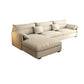 Nordic Square Arm Sofa & Chaise Loose Back Cushions Sofa - 26.77" H 106"L x 67"W x 27"H Off-White Left Clearhalo 'furn' 'furn_sectionals' 'Furniture' 'Living Room Furniture' 'Sectionals' 5566028