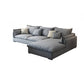 Nordic Square Arm Sofa & Chaise Loose Back Cushions Sofa - 26.77" H 106"L x 67"W x 27"H Gray Right Clearhalo 'furn' 'furn_sectionals' 'Furniture' 'Living Room Furniture' 'Sectionals' 5566031