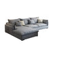 Nordic Square Arm Sofa & Chaise Loose Back Cushions Sofa - 26.77" H 106"L x 67"W x 27"H Gray Left Clearhalo 'furn' 'furn_sectionals' 'Furniture' 'Living Room Furniture' 'Sectionals' 5566033