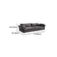 Contemporary Cushions Sofa & Chaise Loose Back Flared Arm Sofa