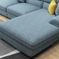 137.79 "L Modern Sectional Sectional Pillow Brazo Sectional para sala de estar