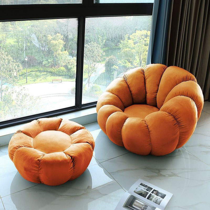 Moderne armstoel, wollen gestoffeerde vaste achterkant accentstoel, 38,5 "(w) x 39" (d) x 25,5 "(h)