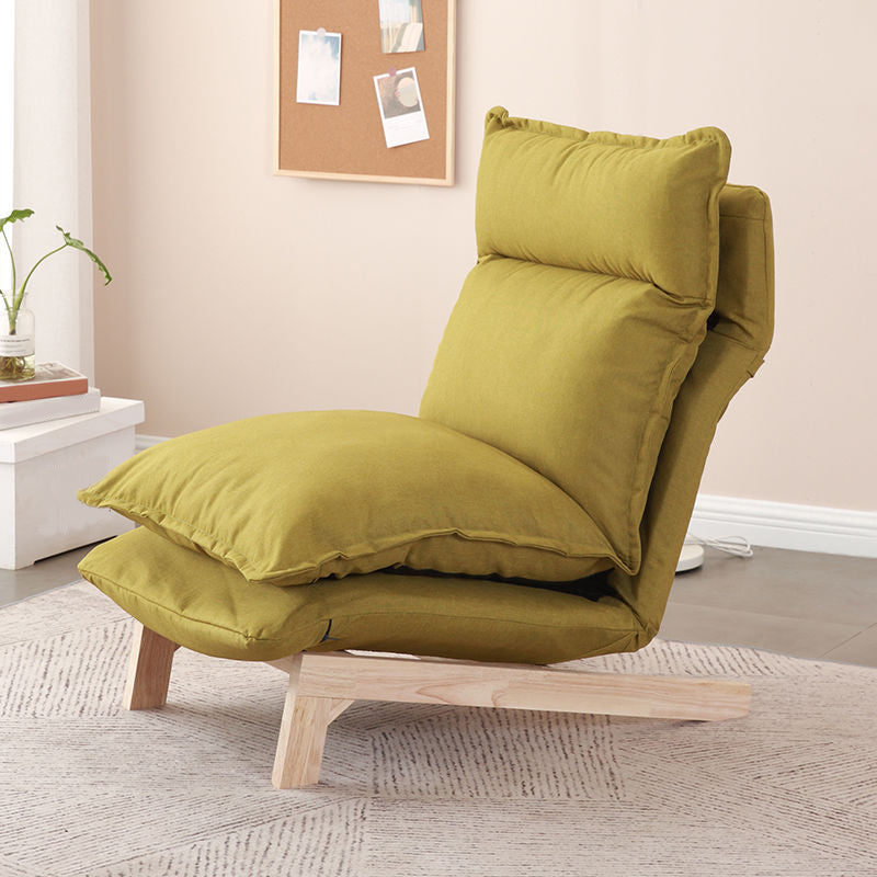 Chaise convertible en lin 23,62 "L x 31,69" W x 31,49 "H CAISE ALIGABLE pour le salon