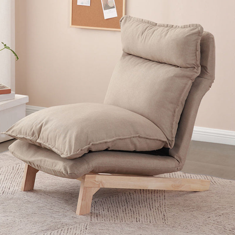 Chaise convertible en lin 23,62 "L x 31,69" W x 31,49 "H CAISE ALIGABLE pour le salon