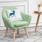 Linen Arm Chair 28.74" L x 24.80" W x 30.31" H Flared Arms Accent Chair with Pillow Back Mint Green Clearhalo 'Accent Chairs' 'accent_chairs' 'Chairs & Seating' 'furn' 'furn_accent_chairs' 'Furniture' 'Living Room Furniture' 5566512