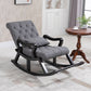26.37"Wide Lounge Chair with Sled Base and Pillow Back Accent Chair