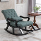 26.37"Wide Lounge Chair with Sled Base and Pillow Back Accent Chair