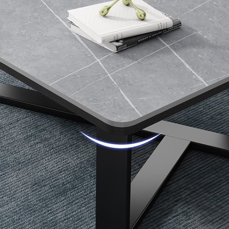 Single Coffee Table Slate Rectangular Coffee Table for Living Room Clearhalo 'Coffee & Accent Tables' 'Coffee Tables' 'coffee_tables' 'furn' 'furn_coffee_tables' 'Furniture' 'Living Room Furniture' 5567040