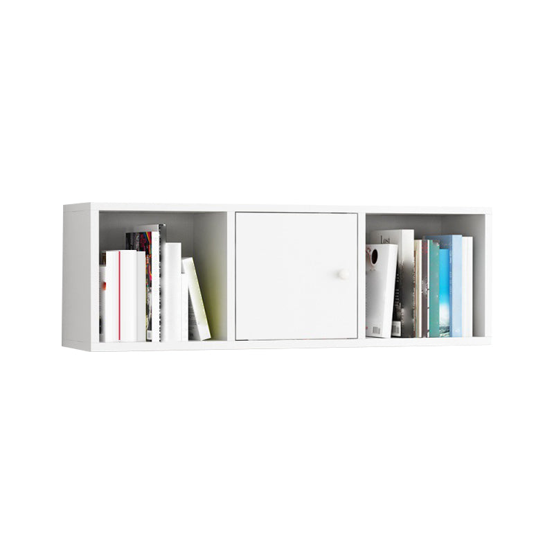 Scandinavian Manufactured Wood Floating Bookcase 9-inch Wide Bookshelf