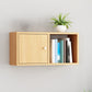 Scandinavian Manufactured Wood Floating Bookcase 9-inch Wide Bookshelf