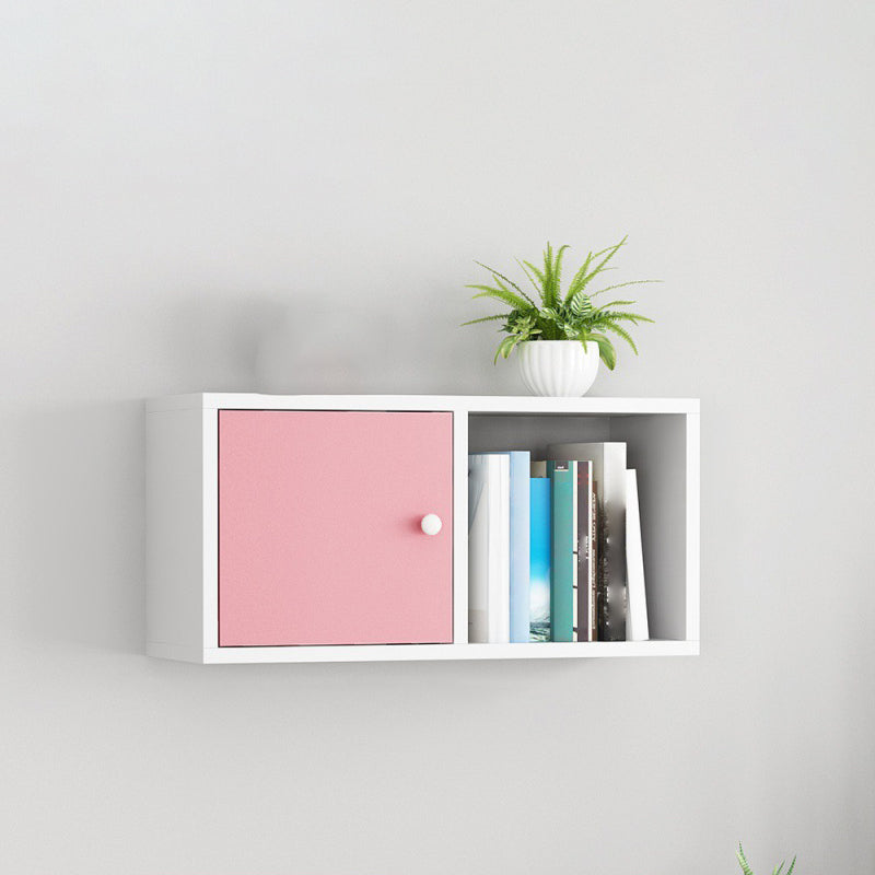 Scandinavian Manufactured Wood Floating Bookcase 9-inch Wide Bookshelf