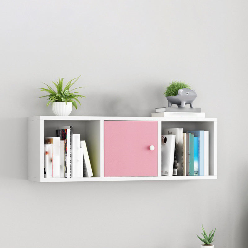 Scandinavian Manufactured Wood Floating Bookcase 9-inch Wide Bookshelf