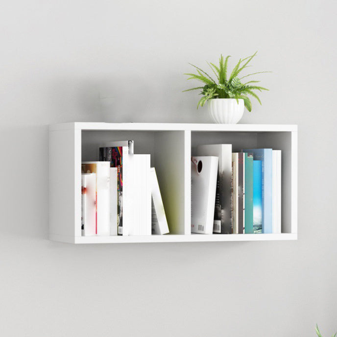 Scandinavian Manufactured Wood Floating Bookcase 9-inch Wide Bookshelf