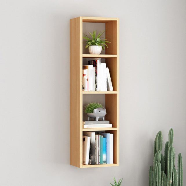 Scandinavian Manufactured Wood Floating Bookcase 9-inch Wide Bookshelf
