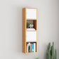 Scandinavian Manufactured Wood Floating Bookcase 9-inch Wide Bookshelf