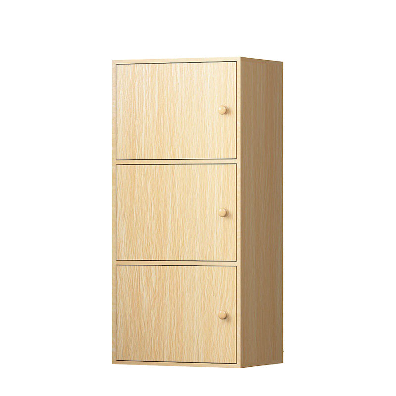 Contemporary Rectangle Wood Side Cabinet with Doors Accent Cabinet Natural 3 Clearhalo 'Cabinets & Chests' 'cabinets_chests' 'furn' 'furn_cabinets_chests' 'Furniture' 'Living Room Furniture' 5567818
