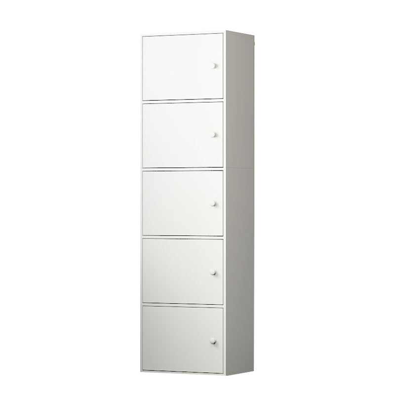 Contemporary Rectangle Wood Side Cabinet with Doors Accent Cabinet White 5 Clearhalo 'Cabinets & Chests' 'cabinets_chests' 'furn' 'furn_cabinets_chests' 'Furniture' 'Living Room Furniture' 5567821