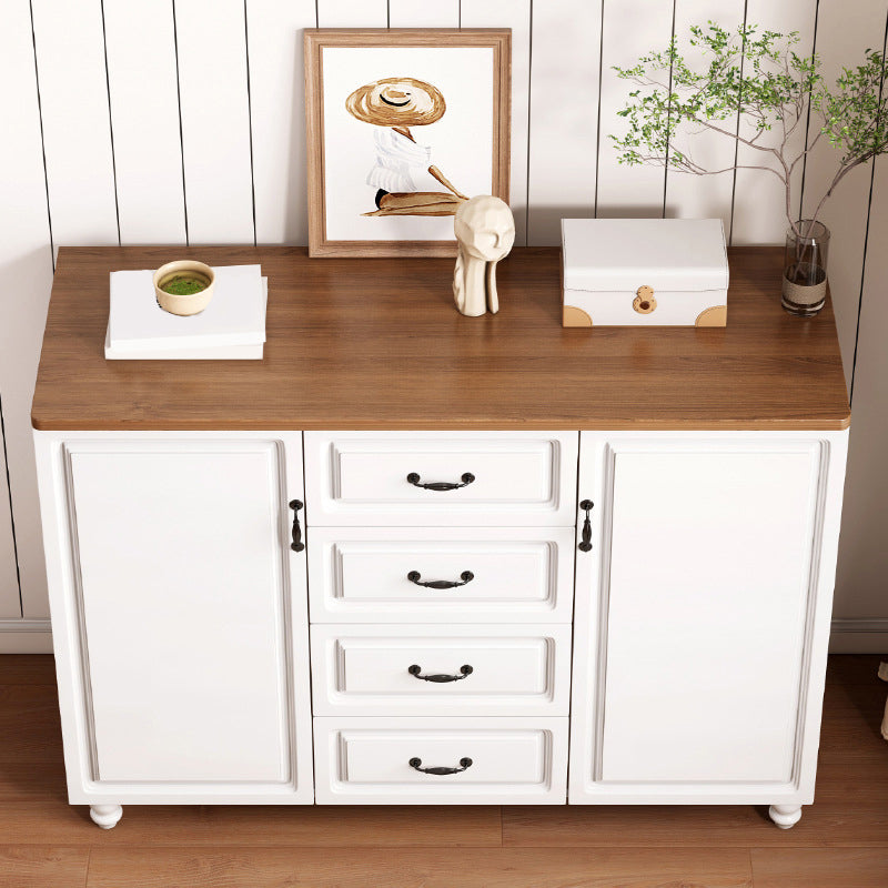 Wood 2/1 - Door and 3/4 - Drawer Accent Cabinet, 16" Wide Accent Cabinet Clearhalo 'Cabinets & Chests' 'cabinets_chests' 'furn' 'furn_cabinets_chests' 'Furniture' 'Living Room Furniture' 5567889