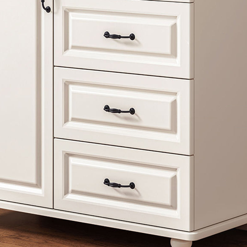 Wood 2/1 - Door and 3/4 - Drawer Accent Cabinet, 16" Wide Accent Cabinet Clearhalo 'Cabinets & Chests' 'cabinets_chests' 'furn' 'furn_cabinets_chests' 'Furniture' 'Living Room Furniture' 5567893