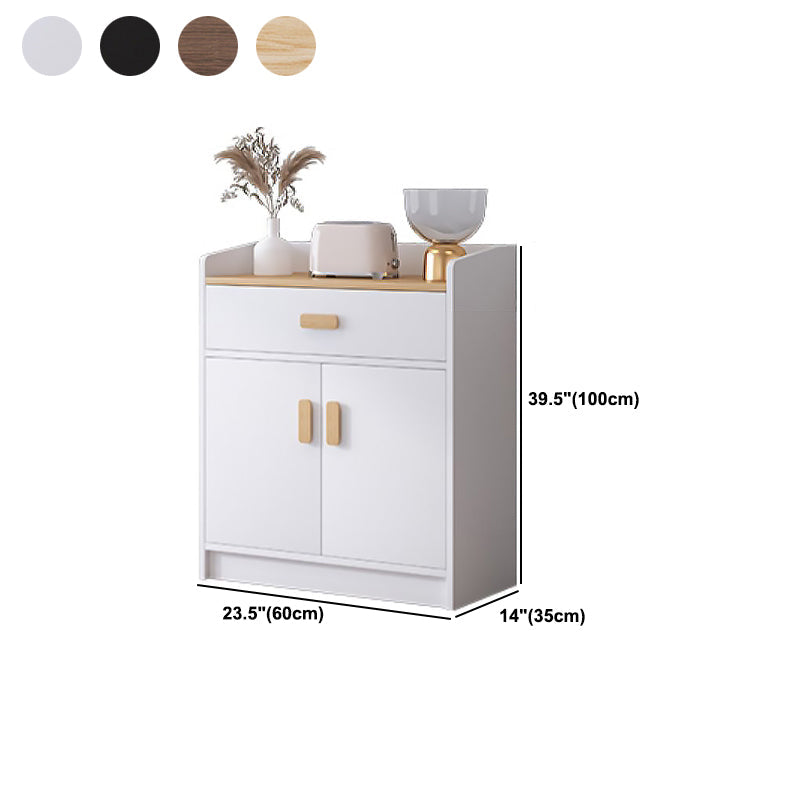 Modern Wood Accent Cabinet with Drawer Rectangle Side Cabinet Clearhalo 'Cabinets & Chests' 'cabinets_chests' 'furn' 'furn_cabinets_chests' 'Furniture' 'Living Room Furniture' 5567947