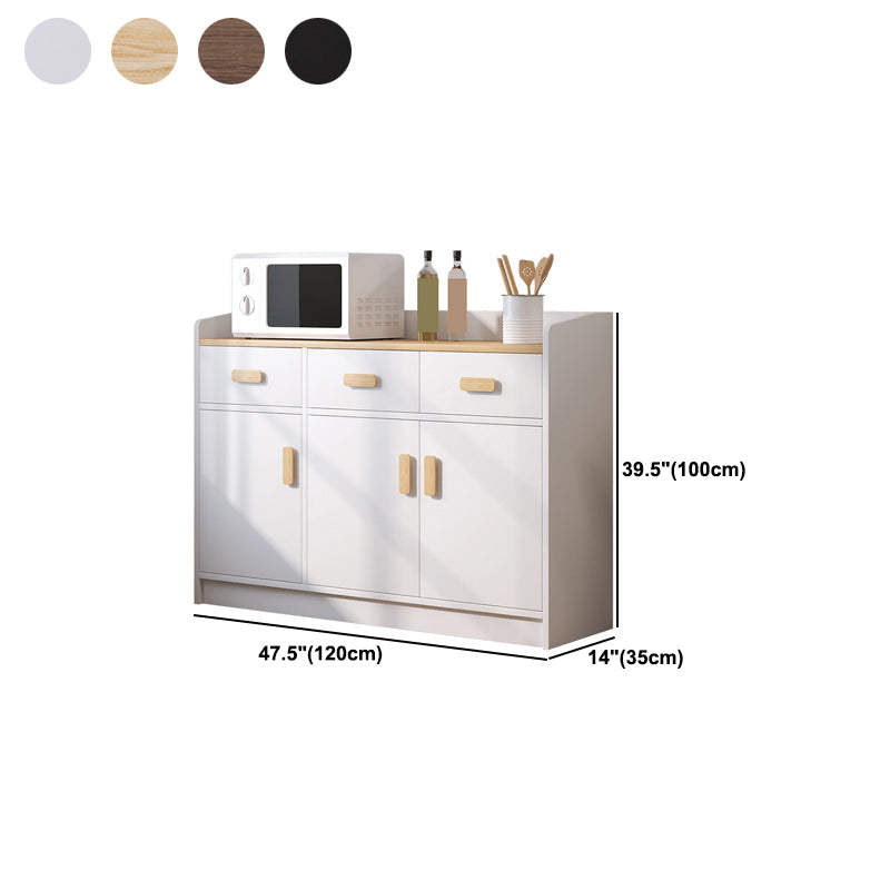 Modern Wood Accent Cabinet with Drawer Rectangle Side Cabinet Clearhalo 'Cabinets & Chests' 'cabinets_chests' 'furn' 'furn_cabinets_chests' 'Furniture' 'Living Room Furniture' 5567949