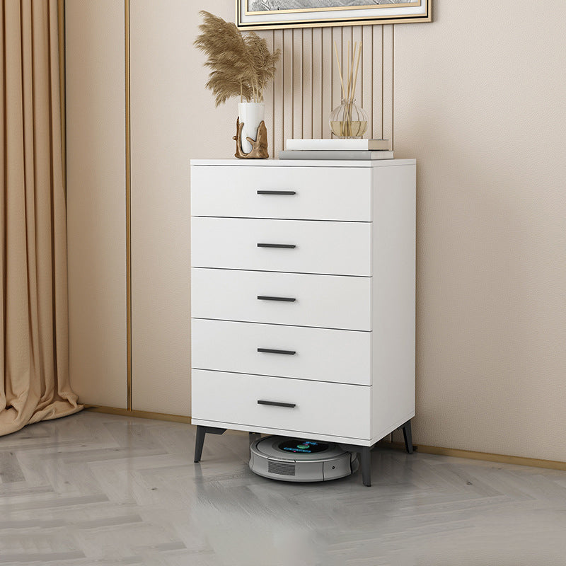 黒いまっすぐな脚ストレージキャビネットを備えたモダンな木製のアクセントキャビネット