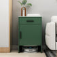 Modern Stone Top Accent Cabinet with Drawer Storage Cabinet 18.9" Long 19"L x 20"W x 31"H Green Clearhalo 'Cabinets & Chests' 'cabinets_chests' 'furn' 'furn_cabinets_chests' 'Furniture' 'Living Room Furniture' 5568016