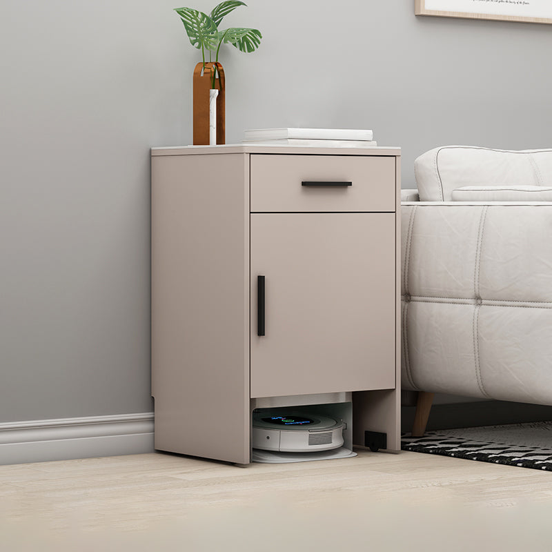 Modern Stone Top Accent Cabinet with Drawer Storage Cabinet 18.9" Long 19"L x 20"W x 33"H Champagne Clearhalo 'Cabinets & Chests' 'cabinets_chests' 'furn' 'furn_cabinets_chests' 'Furniture' 'Living Room Furniture' 5568025