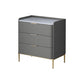 Modern Accent Chest with 3/4/5 Drawers and Straight Legs Chest 24"L x 16"W x 30"H Grey Clearhalo 'Cabinets & Chests' 'cabinets_chests' 'furn' 'furn_cabinets_chests' 'Furniture' 'Living Room Furniture' 5568033