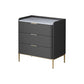 Modern Accent Chest with 3/4/5 Drawers and Straight Legs Chest 24"L x 16"W x 30"H Dark Gray Clearhalo 'Cabinets & Chests' 'cabinets_chests' 'furn' 'furn_cabinets_chests' 'Furniture' 'Living Room Furniture' 5568035